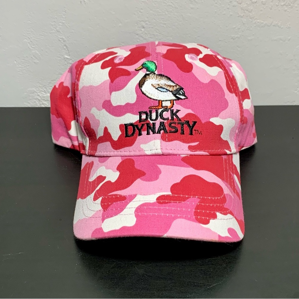 Duck Dynasty A&E TV Show Red/Pink Camo Hat Baseball Cap
